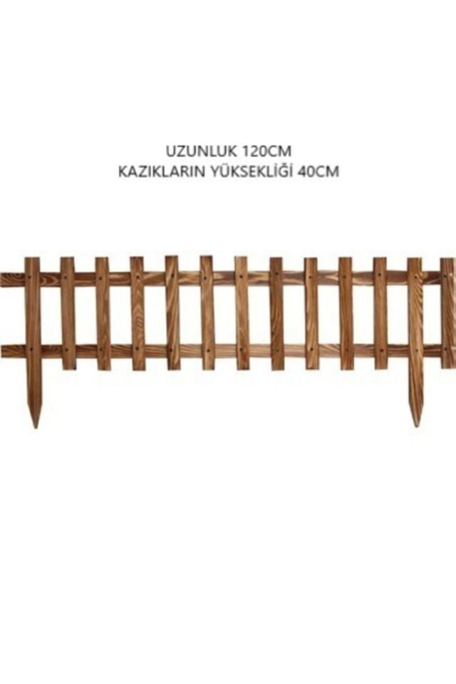 P İ N O X İ Ahşap Bahçe Çit Sınır Çit Bordür